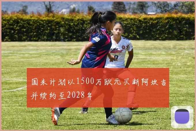 国米计划以1500万欧元买断阿坎吉并续约至2028年